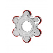AEM FACTORY - GHOST-6 DUCATI ALUMINUM BILLET LIGHTWEIGHT HUB FLANGE AND CUSH DRIVES for Ducati Panigale / Streetfighter V4 / S / R / Speciale